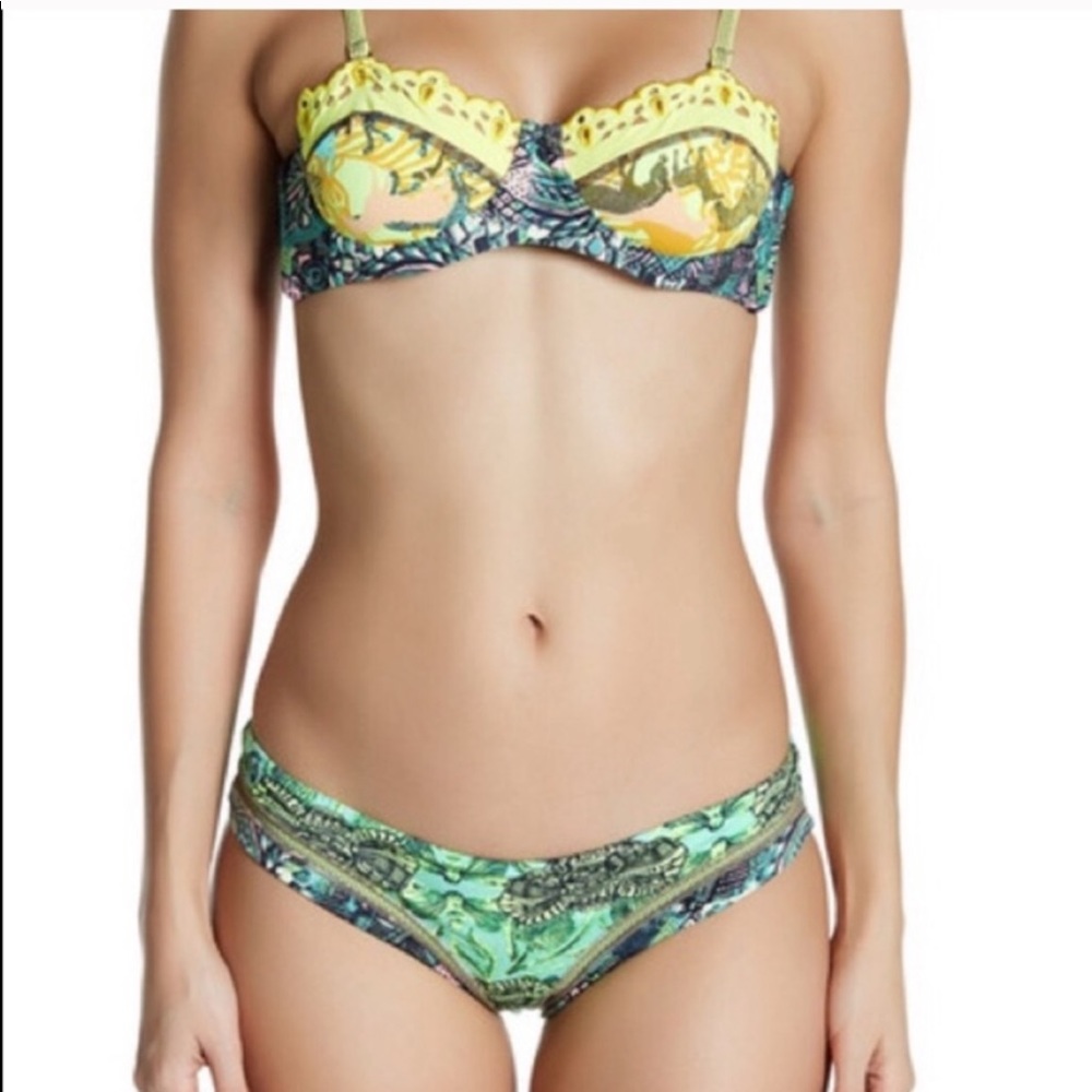 Maaji Yellow and Green Bikini